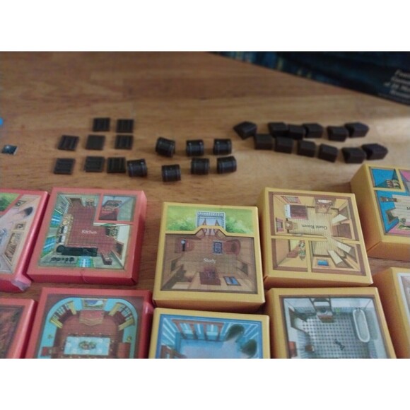 Vintage Mystery Mansion Board Game Copyright 1984 Milton Bradley Missing pieces - Picture 4 of 7